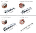 Manicure Set Professional Nail Clippers Kit Pedicure Care Tools- Stainless - Image 5