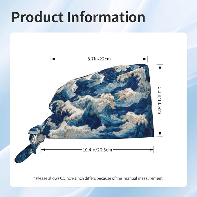 Alligator Ice Cream Working Cap, Scrub Cap - Image 5