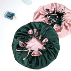 Adjustable Silk Satin Bonnet Hair Care Caps - Image 6