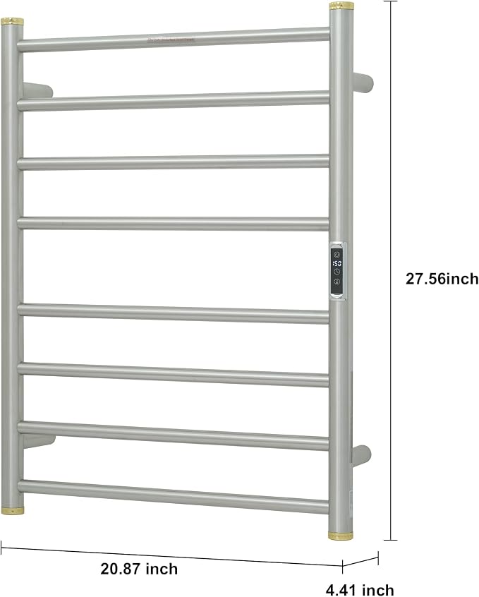 Electric Towel Warmer Rack, Heating Towel Warmer, Timer & Temperature Control - Image 5