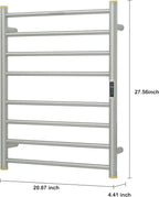 Electric Towel Warmer Rack, Heating Towel Warmer, Timer & Temperature Control - Image 5