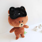 Shinywear 2 Pcs Cute Sleepping Eyemask Black Cat & White Dog Animal Cartoon - Image 5