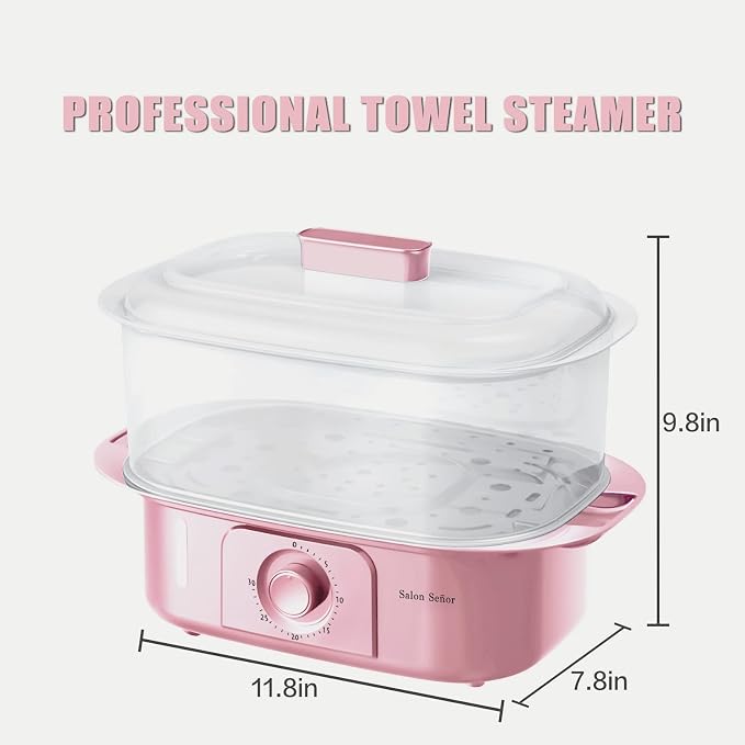 Salon Señor Pink Towel Steamer - Image 3