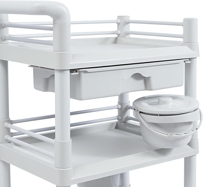 Salon Storage Cart, 3 Tier Rolling Beauty Organizer - Image 5