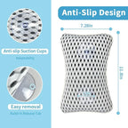 Upgraded Bath Pillows for Tub, Slip Resistant Waterproof Bath Pillows for Tub - Image 3