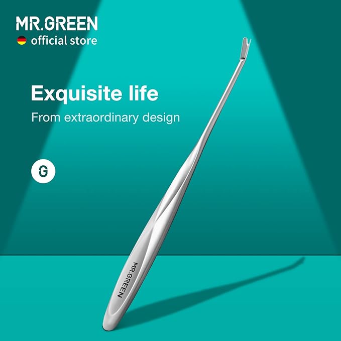 MR.GREEN Cuticle Pusher Dead Skin Remover Stainless Steel Manicure Tools - Image 2
