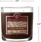 Colonial Candle Tibetan Sandalwood Scented Jar Candle, 2 Wick, 3.5 oz, Mottled - Image 4