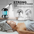 Facial Steamer - DENFANY Nano Ionic Face Steamer - Portable Facial Steamer - Image 2