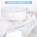 obeoby 100 Pcs Disposable Spa Headband - Image 3