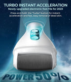 Electric Callus Remover for feet, Rechargeable Foot File Electronic Pedicure - Image 6