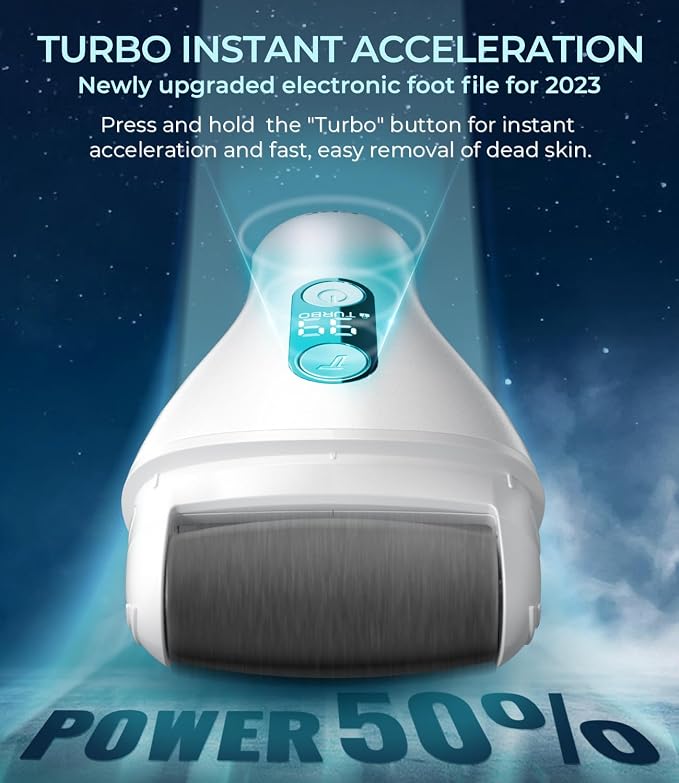 Electric Callus Remover for feet, Rechargeable Foot File Electronic Pedicure - Image 6