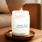 Jasmine, Oud & Sandalwood Scented Candles - Image 5