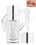 Plumping Lip Glow Oil, Hydrating Tinted Lip Oil Gloss, Transparent Toot Lip Oil by LYSdefeu