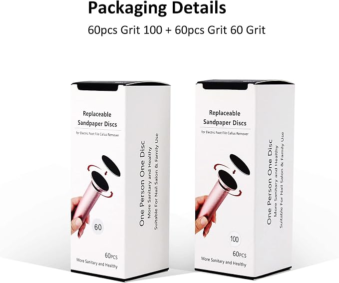 120pcs Replaceable Sandpaper Refill Discs - Image 6
