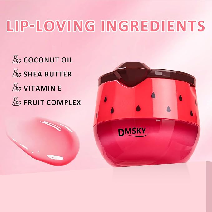DMSKY 12 PCS Bee Lip Balm Lip Mask Honey Pot, Propolis Sleeping Lip Mask - Image 3
