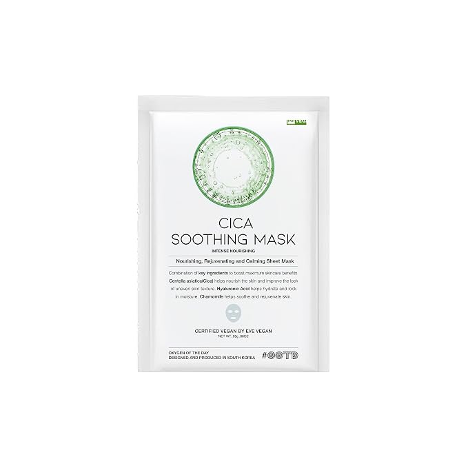 #OOTD Cica Calming Mask for Face Sensitive Irritated Skin, Moisturizing by OOTDBeauty