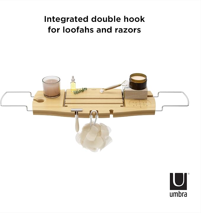 Umbra Aquala Bathtub Tray Extendable Caddy - Image 9