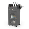 OmySalon Salon Cart with Wheels, 3-Tier Rolling Beauty Cart with Glass Door & by OmySalon