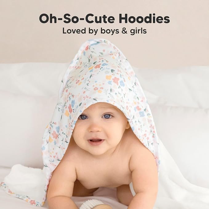 KeaBabies Hooded Baby Towel for Newborn - Image 7