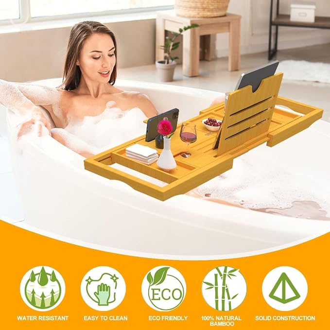 Premium Bathtub Tray Caddy - Image 7