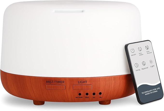 SPLITSKY 300ML Essential Oil Diffuser, Small Room Aromatherapy Diffuser by SPLITSKY