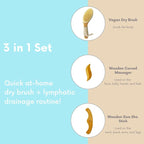 Dry Brushing Body Brush for Lymphatic Drainage-Vegan Dry Brush - Image 7