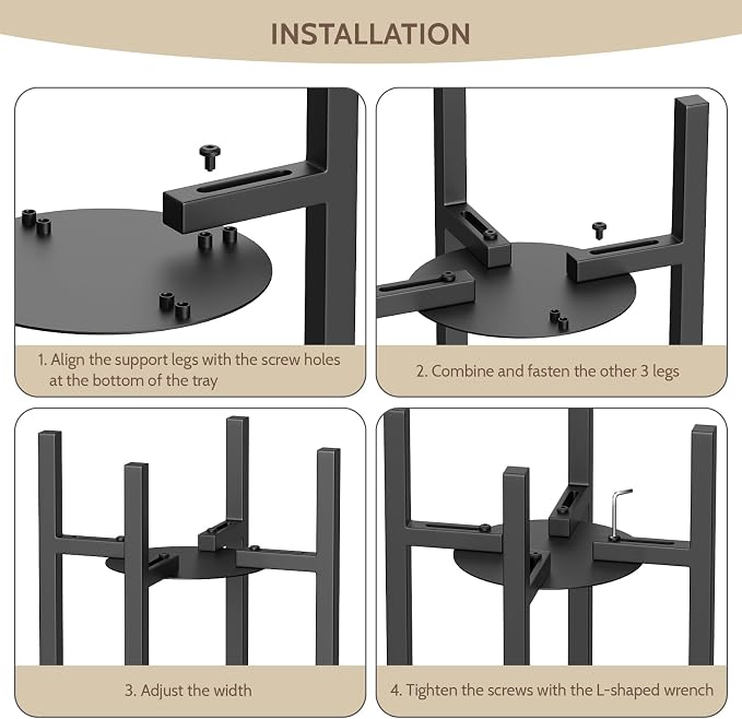 Keenray Metal Adjustable Stand for Towel Warmers, Heavy Duty Stand - Image 7