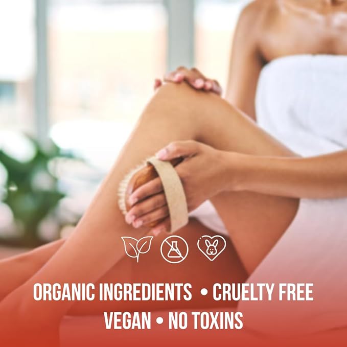 Organic Rose & Sea Buckthorn FACE & BODY SCRUB, Natural & Pure Exfoliating Scrub - Image 5