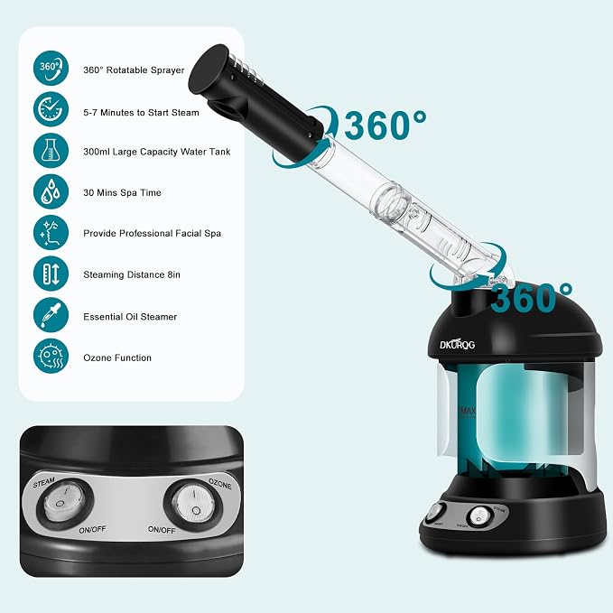 Facial Steamer, Nano Ionic Face Steamer - Image 8