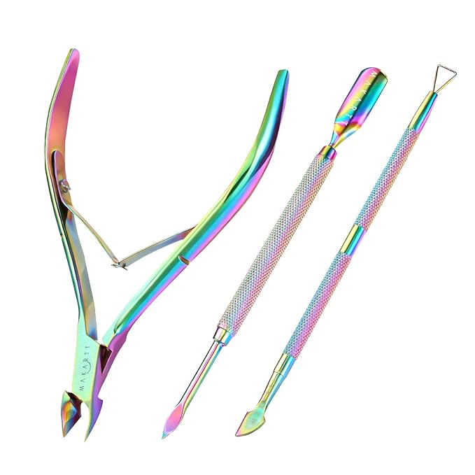 Makartt Cuticle Trimmer with Cuticle Pushers: Cuticle Nipper Professional by Makartt