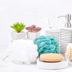 BTYMS 6 Pcs Shower Pouf 60g Bath Loofah Shower Sponge Loofahs Exfoliating Mesh - Image 6
