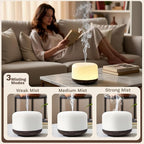 500ml Essential Oil Diffuser, Quiet 4-in-1 Ultrasonic Aromatherapy Humidifier - Image 5