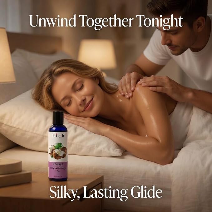 Lick Coconut Flavored Massage Oil – Tropical Edible Massage Oil - Image 6