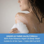 Ginger Lily Farms Salon Formula 100% Pure Morocco Argan Oil Body Wash - Image 5