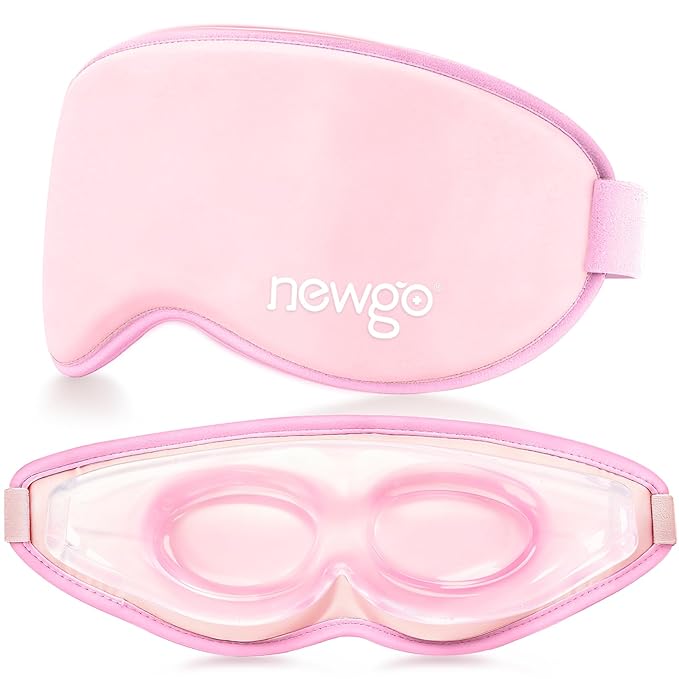 NEWGO Cooling Gel Eye Mask 3D Soft Cold Eye Mask, Eye Ice Pack by NEWGO