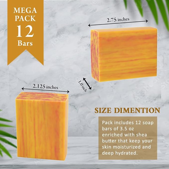 Simple Scents Australia Peach Scented Natural Soap Bars, 3.5oz Moisturizing - Image 6