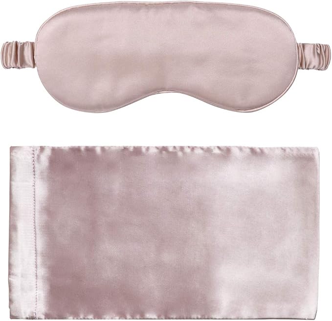 Silk Sleep Mask Light Blocking Luxury 100% Mulberry 19mm Silk Eye Mask Eye - Image 9