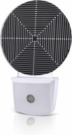 Night Lights Auto Sensor Black Aesthetic Night Light Lines Perspective Box by Home+L6