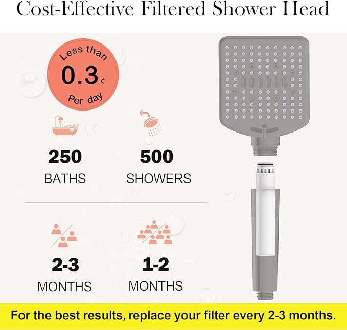 Homlord Filtered Shower Head - Image 4