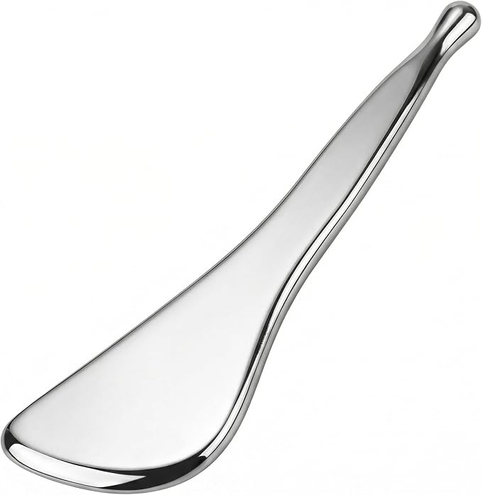 2-in-1 Dual-Ended Acupressure Massage Tool, Stainless Steel Gua Sha Scraper & - Image 6