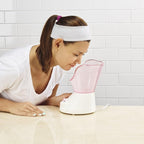 True Glow by Conair Moisturizing Mist Facial Sauna System; Pink / Cream - Image 6