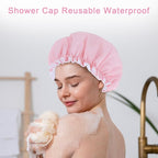 Reusable Shower Caps for Women - Image 4