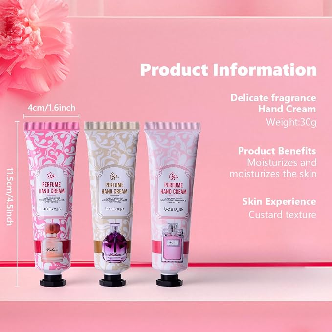 5 Pack Hand Cream Set, Gentle HandCream Lotion, Mini Hand Cream Gift Set - Image 7