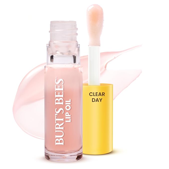 Burt's Bees Lip Oil Clear Day, Instant Hydration, Nourishes and Softens Lips by BurtsBees