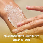 Organic Banana Body Scrub, Moisturizing and Exfoliating Salt Face & Body Scrub - Image 7