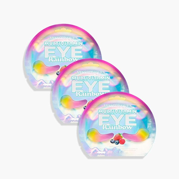 Vitamasques Multivitamin Rainbow Eye Pads 3-Pack - Image 8