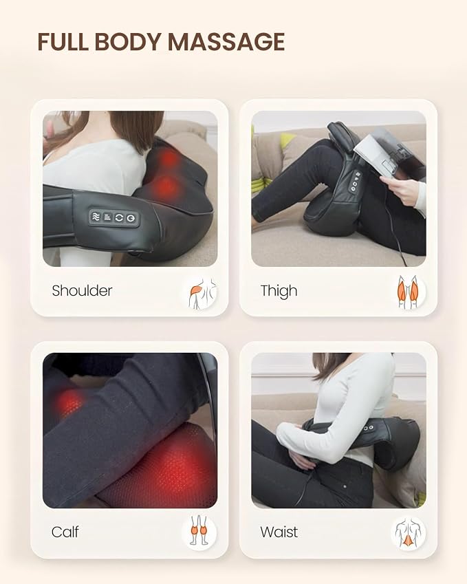 DAILYLIFE Neck Massager with Heat, Electric Back Massager - Image 5