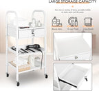LEIBOU Beauty Salon Trolley Cart Hair Station - Image 3