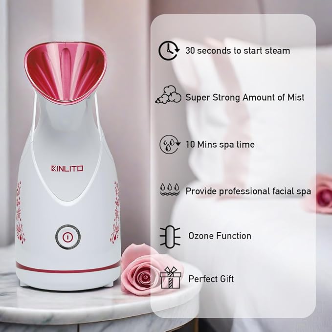 KINLITO Facial Steamer Ionic Face Steamer - Image 5