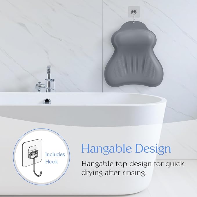 Silicone Bath Pillow, New Material Bath Pillows - Image 8
